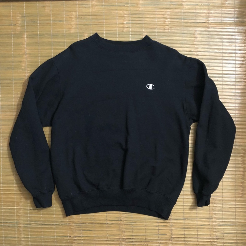 Champion Crewneck Sweater Black Size M